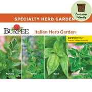 Burpee Italian Herb Garden Starter Garden Herb Seed Collection, 1-Pack