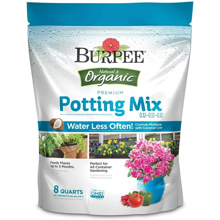 Burpee Organic Flower and Plant Potting Mix 8 qt Burpee Organic Flower and Plant Potting Mix 8 qt