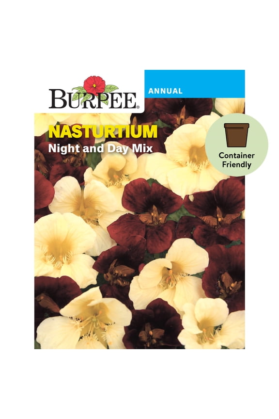 Night and Day Mix Nasturtium Flower Seed, 1-Pack