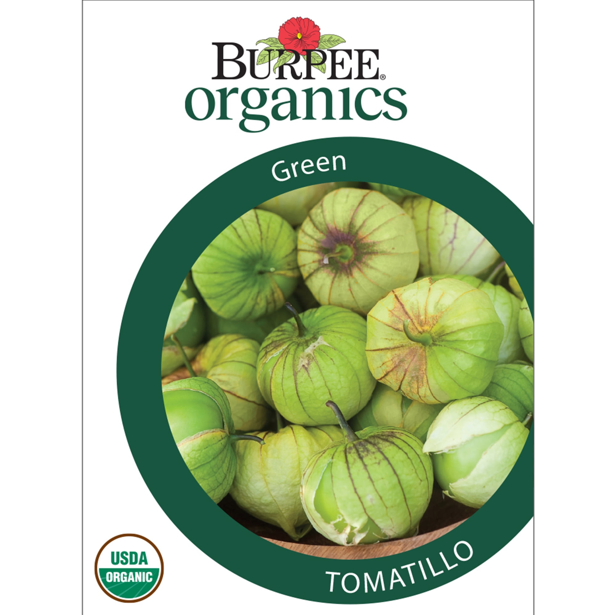 Burpee Organic Green Tomatillo Vegetable Seed, 1-Pack