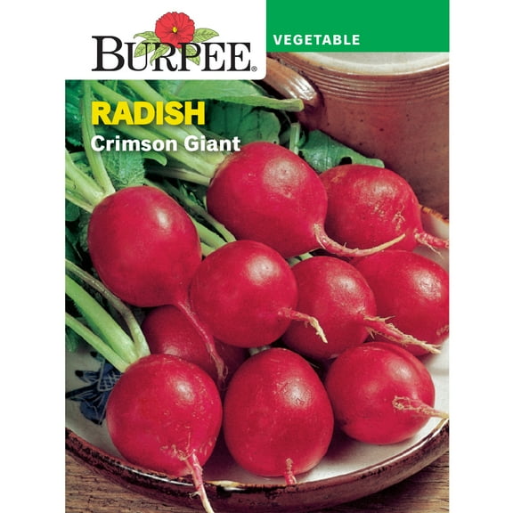 Burpee-Radish, Crimson Giant Seed Packet