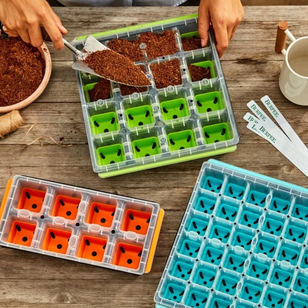 Burpee SuperSeed 16 XL Cell Seed Starting Tray Reusable Growing for