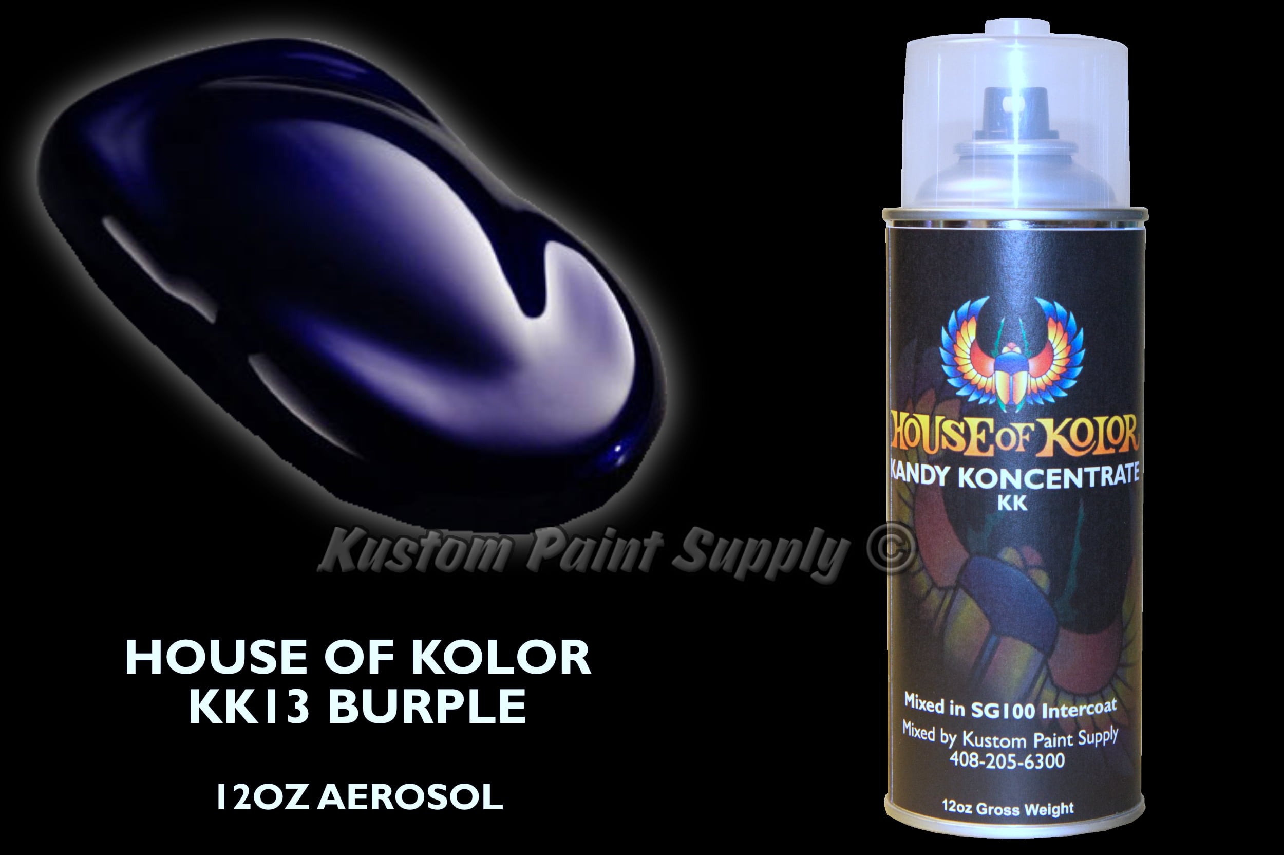 HOUSE OF KOLOR KK13 Burple Kandy Aerosol Can, Transparent Kandy