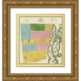 thumbnail image 1 of Burr 12x13 Gold Ornate Wood Framed with Double Matting Museum Art Print Titled - Clinton New York Landowner - Burr 1829, 1 of 4