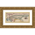 thumbnail image 1 of Burr 24x12 Gold Ornate Wood Framed with Double Matting Museum Art Print Titled - New York New York - Burr 1832, 1 of 4