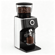 Aeitto Burr Coffee Grinder, Electric Conical Coffee Bean Grinder With 45 Adjustable Grind Settings For 2-12 Cups, Sliver & Black
