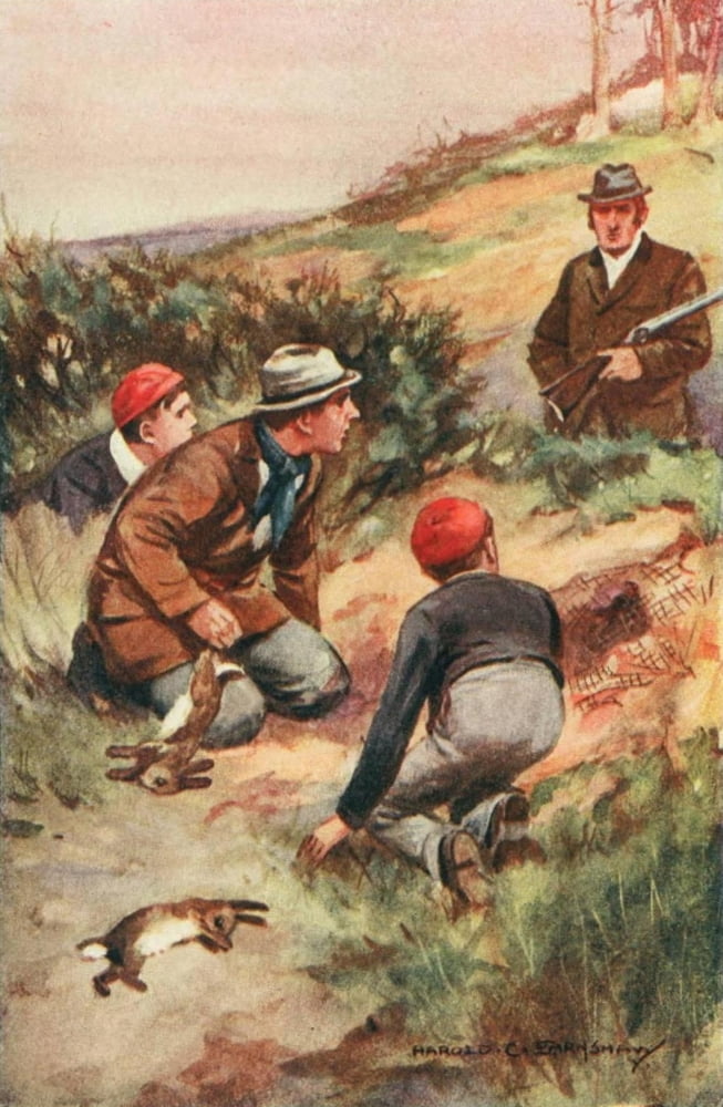 Burr Junior 1891 Hunting Canvas Art - Harold Earnshaw (18 x 24)