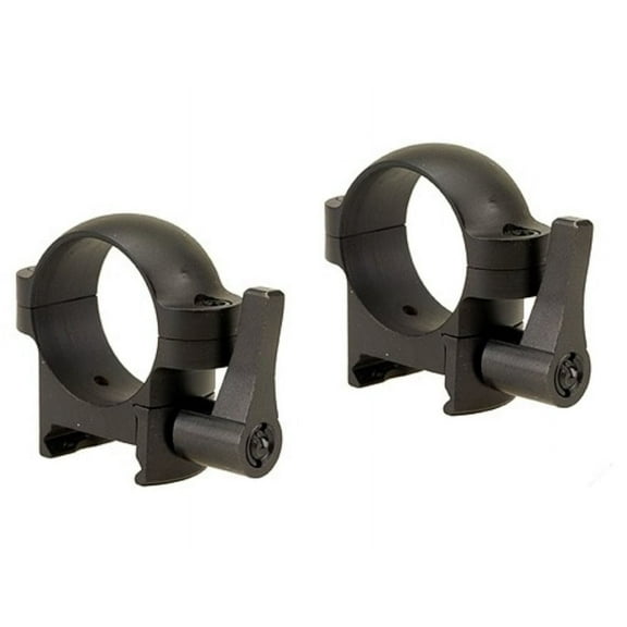 Burris 420031 Zee Ring Set 1" Diam Low Steel Black