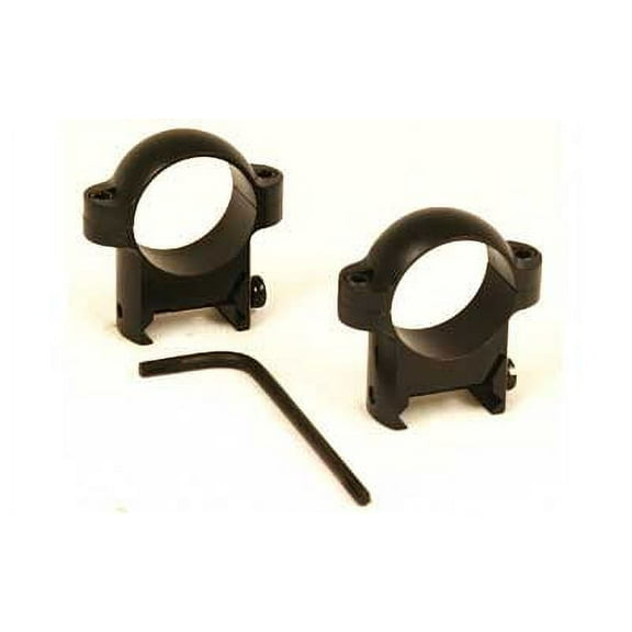Burris Zee Rings, 1" Medium Steel Scope Rings, Weaver, Matte Black - 420084