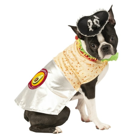 Burrito Pet Funny Mexican Food Animal Halloween Costume Shirt-L