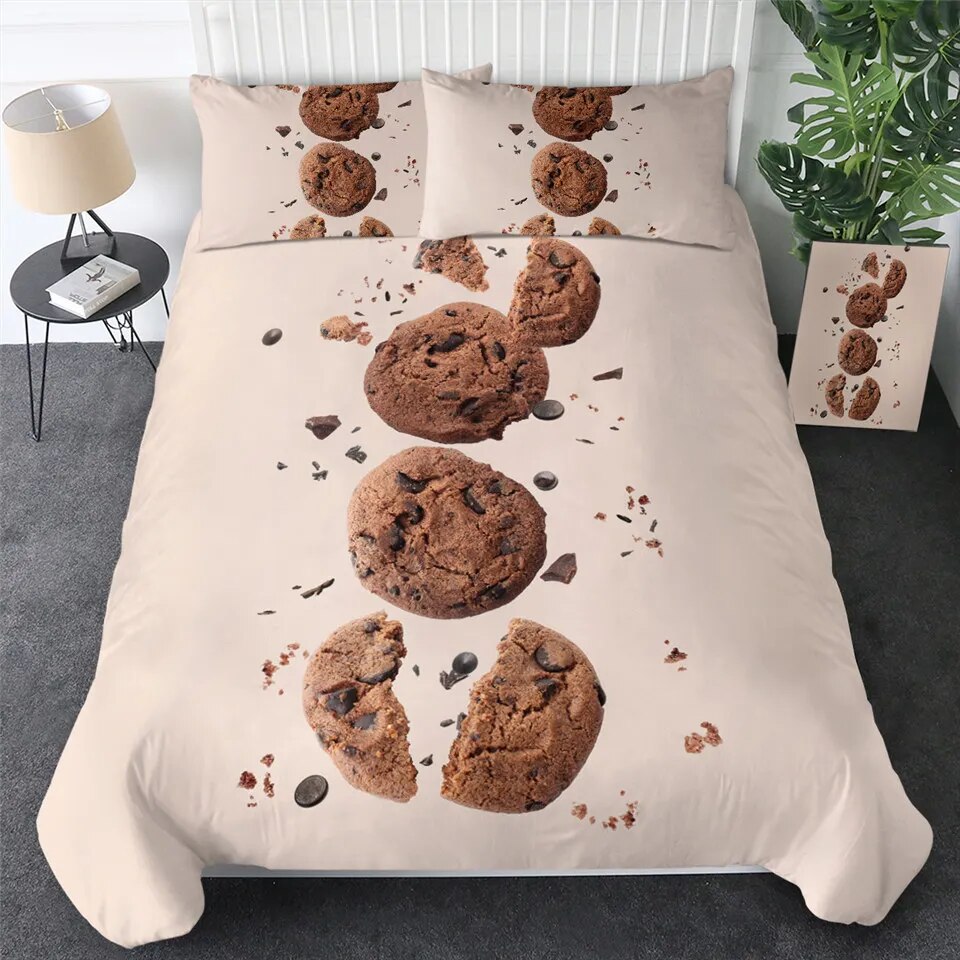 Burritos Duvet Cover Set King Size 3D Print Food Theme Comforter Cover