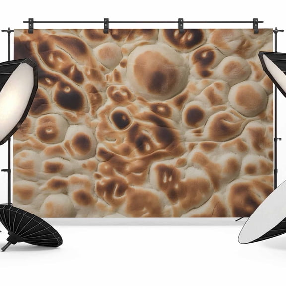 Burritos Food Photography Backdrop 7x5FT, Pancake Noodle Texture Realistic Fun Photo Backdrops, Background for Photography Studio Photo Studio Background, Back Drop for Photoshoot