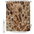 Burritos Food Shower Curtain for Bathroom, Pancake Noodle Texture ...