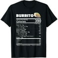 thumbnail image 1 of Burritos Nutritional Facts Funny Mexican Food Burrito Gift T-Shirt, 1 of 5