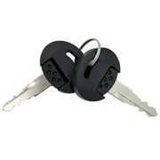 Burromax Key Set 2 Keys, Replacement for TT1000R TT1600R Electric Mini Bike, Part #19050