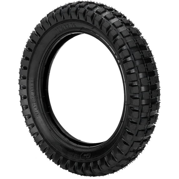 Burromax OEM Knobby Tire 12.5x2.75 (12-1/2x2-3/4) & Inner Tube for TT250 TT350R Electric Mini Bike, Part #10041
