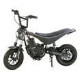 thumbnail image 1 of Burromax TT350R, 350w 24v Lithium Ion, 2 Speeds, 17 mph, up to 180lb Rider, Electric Mini Bike (Glossy Black), 1 of 9