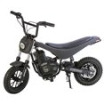 thumbnail image 1 of Burromax TT350R, 350w 24v Lithium Ion, 2 Speeds, 17 mph, up to 180lb Rider, Electric Mini Bike (Matte Black), 1 of 8