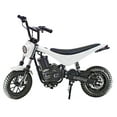 thumbnail image 1 of Burromax TT350R, 350w 24v Lithium Ion, 2 Speeds, 17 mph, up to 180lb Rider, Electric Mini Bike (White), 1 of 8