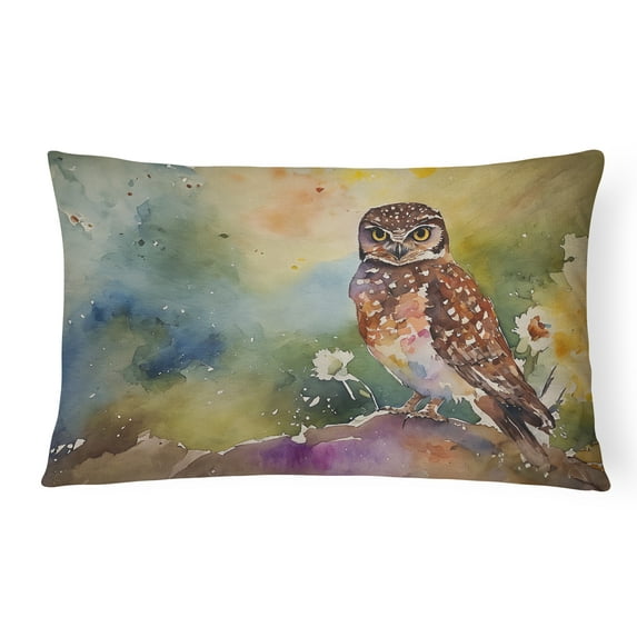 Burrowing Owl Throw Pillow 12 in x 16 in