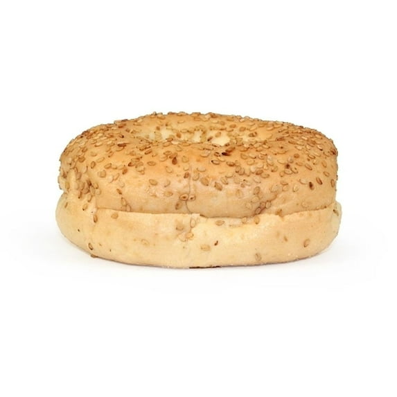 Burry Foodservice Thaw and Sell Sliced Sesame Seed Bagel, 4 Ounce - 36 per case.