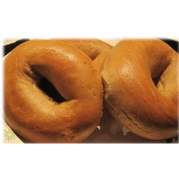 Burry Foodservice Thaw and Sell Sliced Whole Grain Wheat Bagel, 4 Ounce - 72 per case.