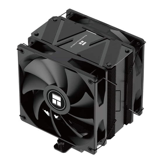 Burst Assassin 120 EVO Dark CPU Cooler 6 Heat Pipes Double PWM Quiet Fans Air Cooler with 1500RPM Speed for AMD:AM4/ AM5/Intel 1700/1150/1151/1200/1851 LGA1700