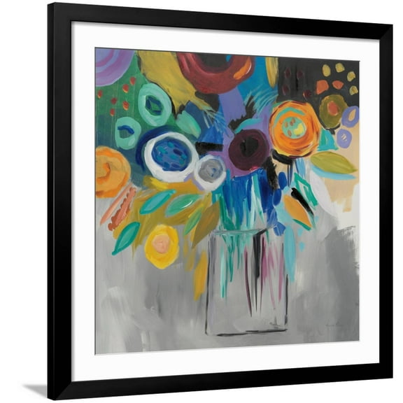 Burst Of Magic Framed Premium Giclee Print by Farida Zaman, 30" x 30", Sold by Art.com