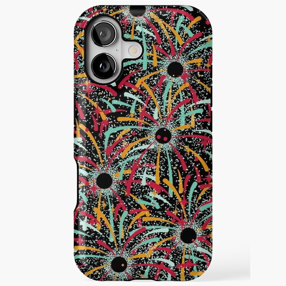 Burst Pattern Colorful Celebration iPhone Case 17 16 15 14 13 12 11 Pro Max