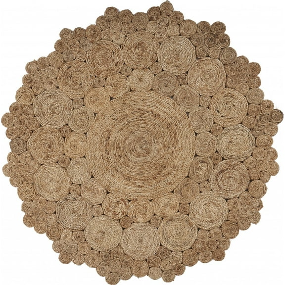 Bursting Medallion Boutique Jute Rug