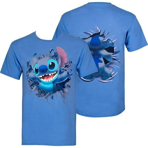 Bursting Through Disney T-Shirt, Blue - Medium
