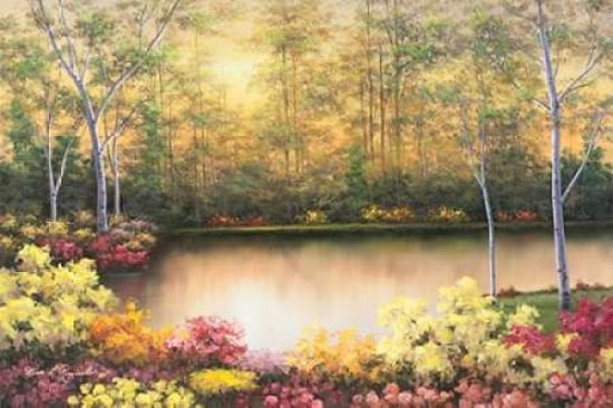 Bursting in Autumn Canvas Art - Diane Romanello (24 x 36)