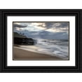 thumbnail image 1 of Burt, D. 14x11 Black Ornate Wood Framed with Double Matting Museum Art Print Titled - Secret Beach, 1 of 4