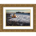 thumbnail image 1 of Burt, D. 24x17 Gold Ornate Wood Framed with Double Matting Museum Art Print Titled - Back Splash, 1 of 4