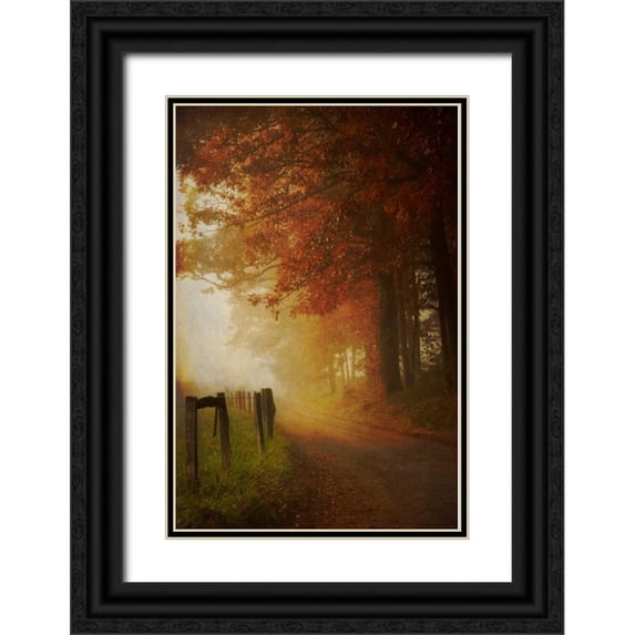 Burt, Daniel 11x14 Black Ornate Wood Framed with Double Matting Museum Art Print Titled - Come to the Light