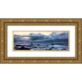 thumbnail image 1 of Burt, Daniel 24x11 Gold Ornate Wood Framed with Double Matting Museum Art Print Titled - Surf Fishing, 1 of 4