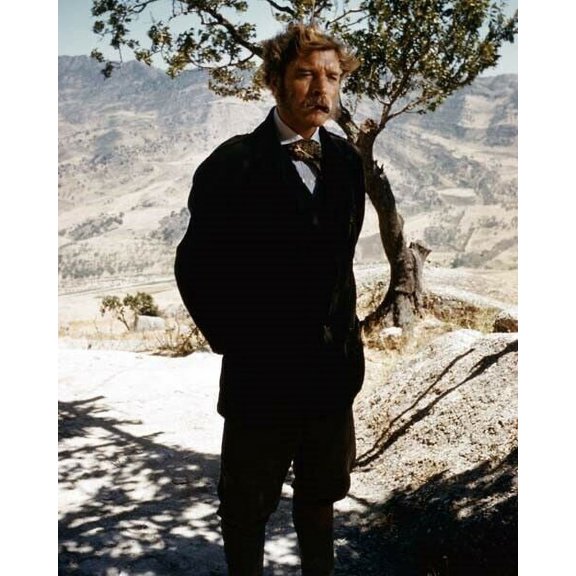 Burt Lancaster smokes cigar on road side 1963 Visconti's The Leopard 11x17 poster