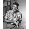 thumbnail image 1 of Burt Lancaster wearing a Checkered Polo Shirt and Stripe Slacks Photo Print (8 x 10), 1 of 1