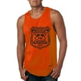 thumbnail image 1 of Burt Macklin Parks and Recreation Pop Male Graphic Tank Top, Orange, 2XL, 1 of 3