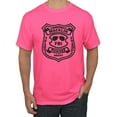 thumbnail image 1 of Burt Macklin Parks and Recreation Pop Men's Graphic T-Shirt, Neon Pink, Medium, 1 of 3