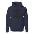 thumbnail image 1 of Burt Macklin Parks and Recreation Pop Unisex Graphic Hoodie Sweatshirt, Navy, Medium, 1 of 3