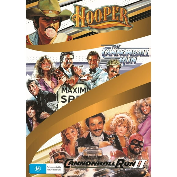 Burt Reynolds 3-Movie Collection (Hooper / The Cannonball Run / Cannonball Run II)