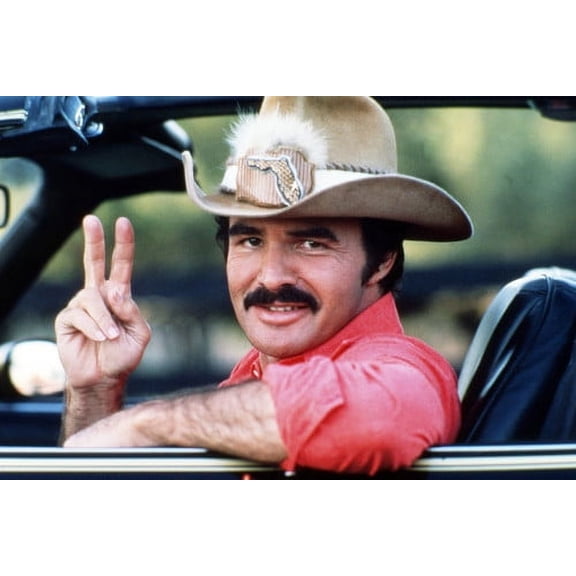 MovieMarket Burt Reynolds Smokey and The Bandit Classic In Hat Pontiac Trans Am 24" x 36" Poster