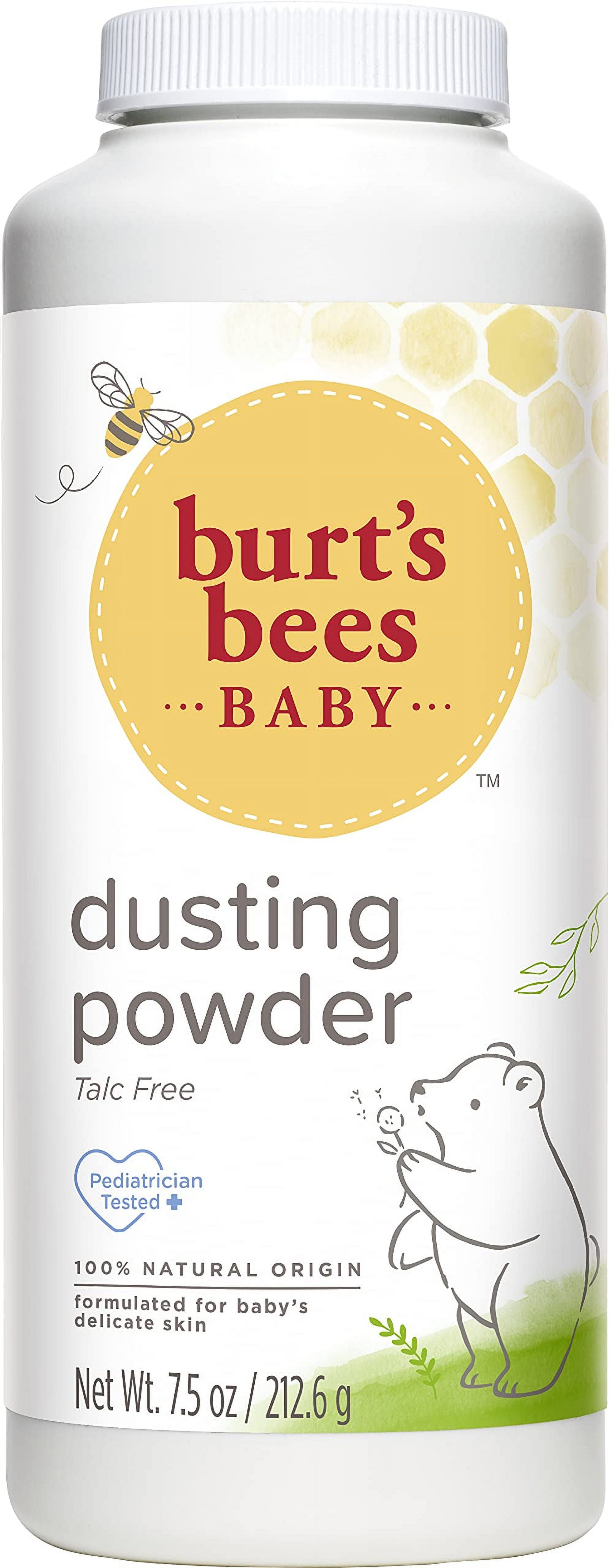 Burt,S Bees Baby 100 Natural Dusting TalcFree Baby Powder, 7.5 Oz