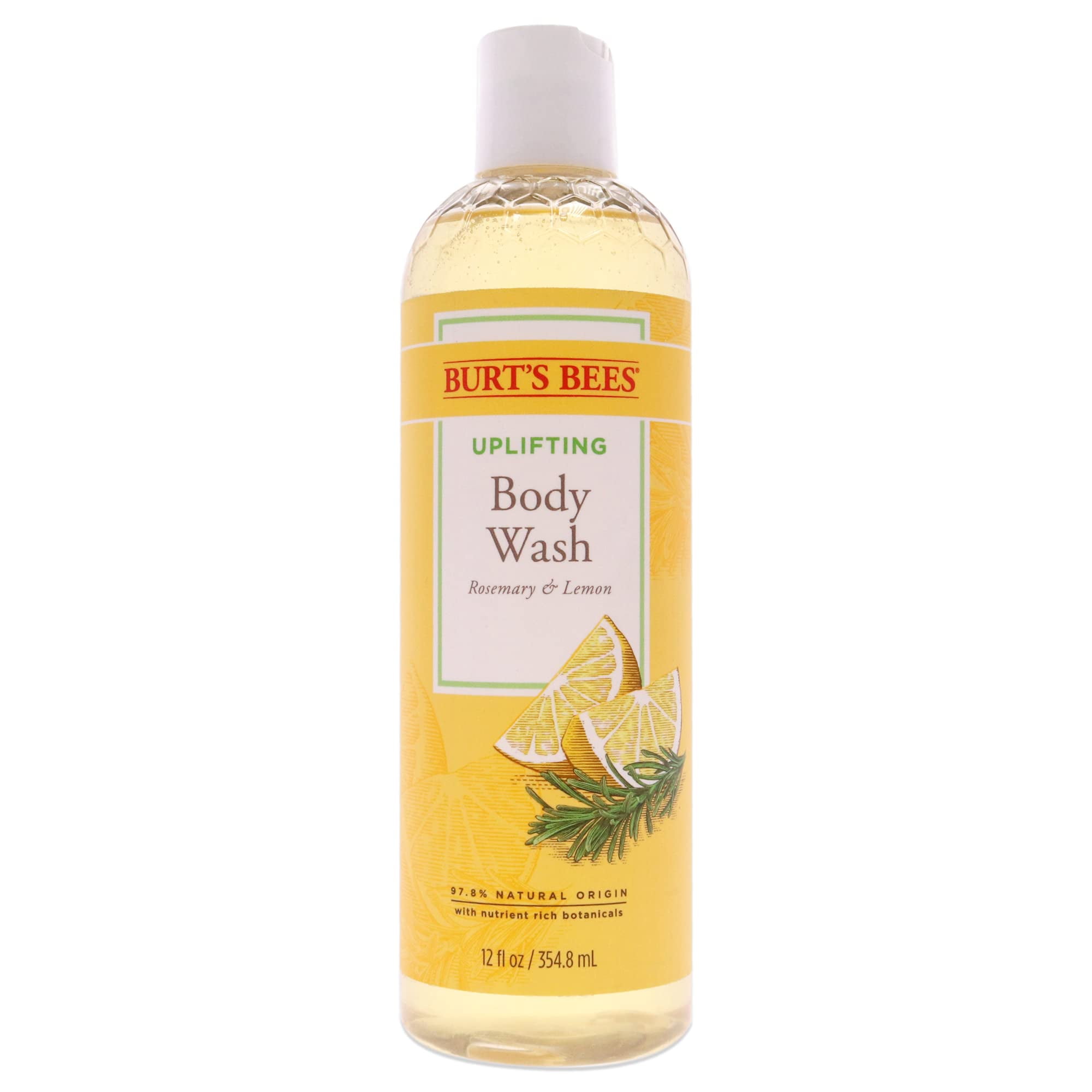 Burt,S Bees Body Wash, Rosemary & Lemon, 12 Fl Oz