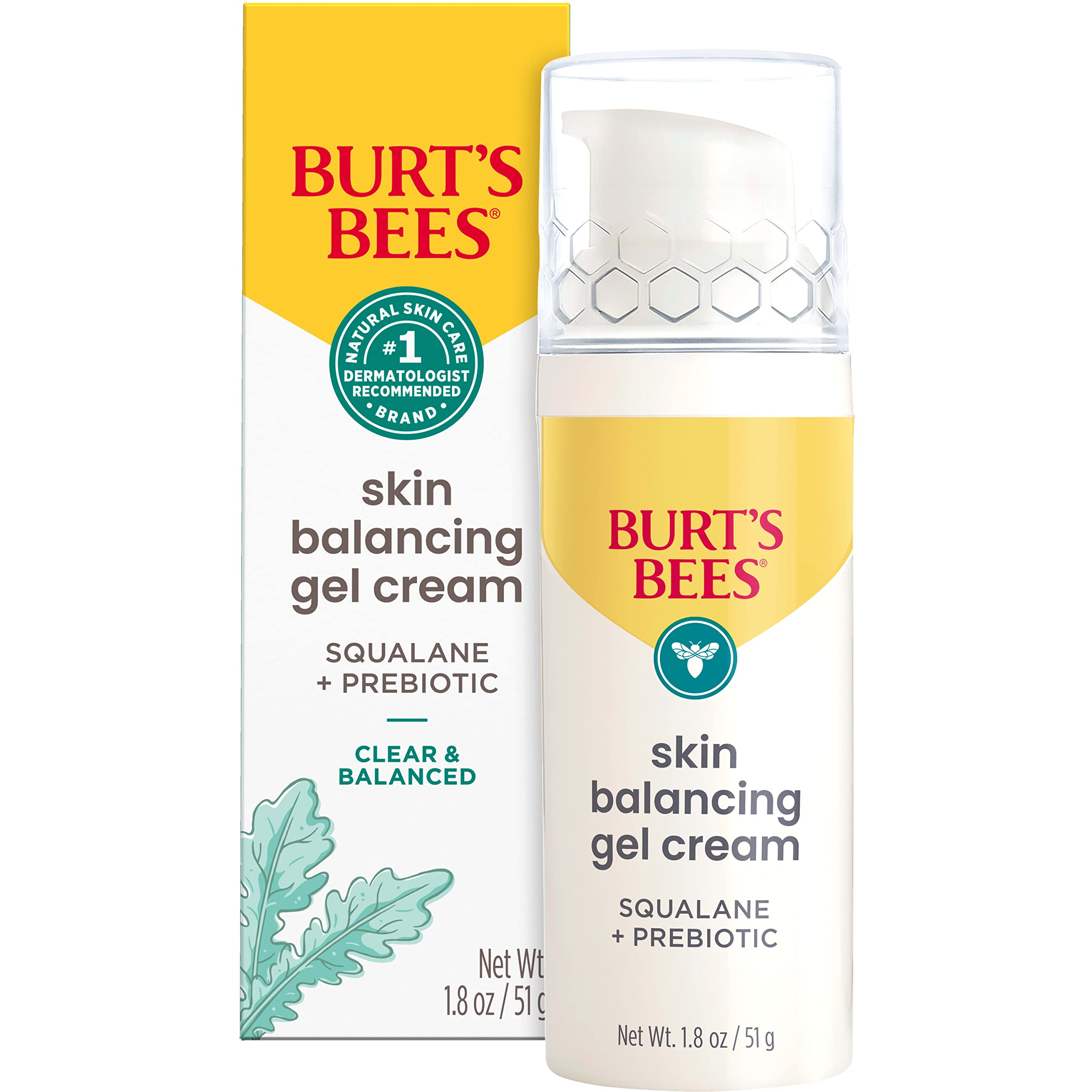 Burt’S Bees Daily Gel Cream, Skin Balancing Face Moisturizer, Hydrates