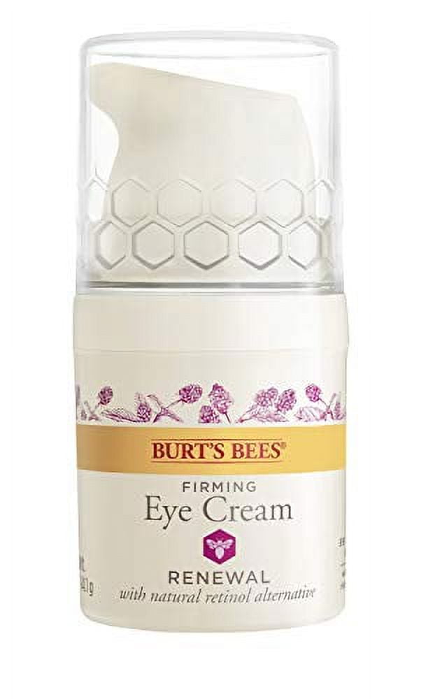 Eye Cream, Burt's Bees Retinol Alternative Moisturizer, Anti-Aging, Renewal Firming Face Care, 0.5 Ounce (Packaging May Vary)