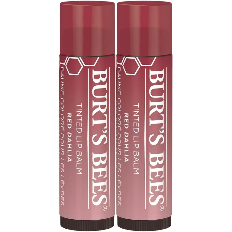 100% Natural Moisturizing Lip Balm, Original Beeswax, 3 units – Burt's Bees  : Lip care