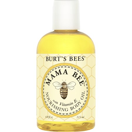 Burt's Bees 100% Natural Mama Bee Nourishing Body Oil, 4 Ounce Bottle