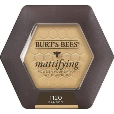 Burt's Bees 100% Natural Mattifying Powder Foundation, Bamboo - 0.3 Ounce